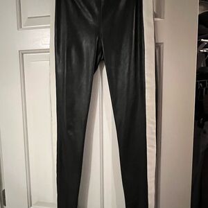 David Lerner Black Top with White Label Detail